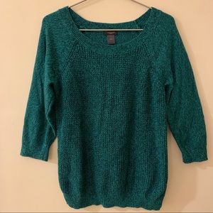 Cozy green sweater